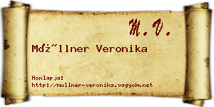 Müllner Veronika névjegykártya