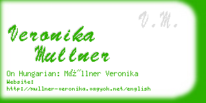 veronika mullner business card